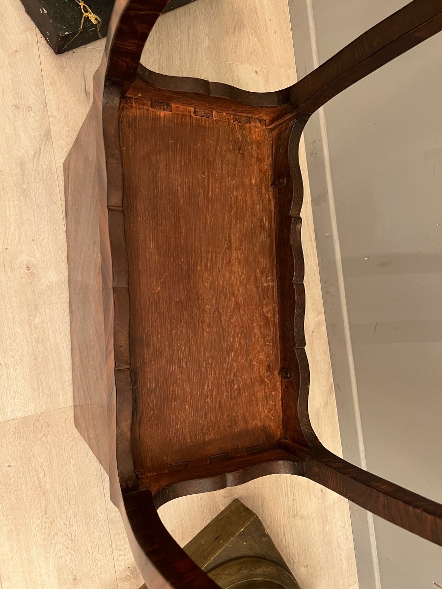 Small Louis XV Style Cabinet In Chinese Coromandel Lacquer Eighteenth Time-photo-5