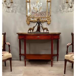 Console Desserte De Style Louis XVI En Acajou Maison Jansen Paris 