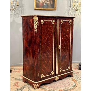 Etienne Doirat, Attribute A, Small Marquetry Wardrobe, Regence Period (1715 - 1723)