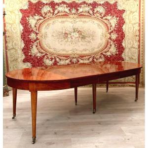 Louis XV Style Mahogany Headband Table XIXth Century