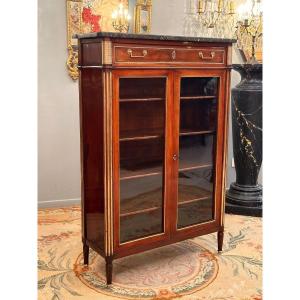 Showcase Mahogany Louis XVI Period Around 1780