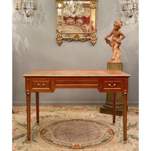 Bureau De Style Louis XVI En Bois De Rose Epoque Fin XIXème