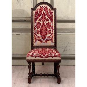 Louis XIII XVIIth Century Walnut Chair