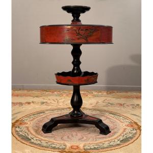 Maison Giroux, Servant Pedestal Table Napoleon III Period Circa 1870