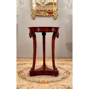 Jacob, Mahogany Tripod Pedestal Table From Consulate Period Circa 1800