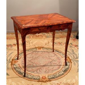Small Writing Table In Louis XV Period Marquetry Circa 1750