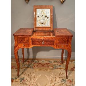 Louis XV Period Marquetry Dressing Table Circa 1750