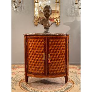 Louis XVI Period Marquetry Corner Around 1780