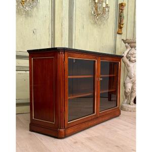 Jean Francois Leleu, Bibliothèque Basse En Acajou d'Epoque Louis XVI Vers 1770