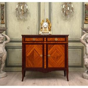 Buffet, Meuble d'Entre Deux En Marqueterie d'Epoque Transition Vers 1760