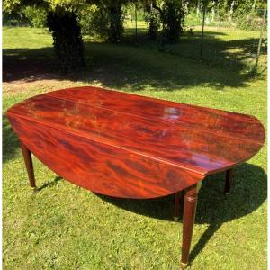 Louis XVI Period Mahogany 8-leg Extendable Table, Circa 1780 (5 Meters)