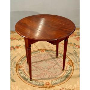 PAPST François-Ignace, Petite Table à Volets en Acajou d'Epoque Louis XVI, Vers 1780