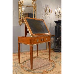Table à Ecrire à Plateau Inclinable d'Epoque Louis XVI, Vers 1780