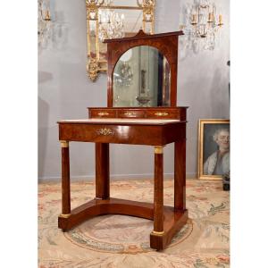 Table Ecritoire Formant Coiffeuse d'Epoque Empire, Vers 1810