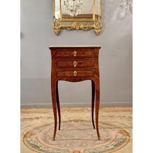 Sebastien VIE, Petite Table de Salon Estampillée d'Epoque Louis XV, XVIIIème