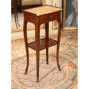 Coffee Table, Parisian "volante" Work Table, Louis XV Period, Circa 1750