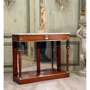 Console en Acajou d'Epoque Empire Retour d'Egypte, Vers 1810