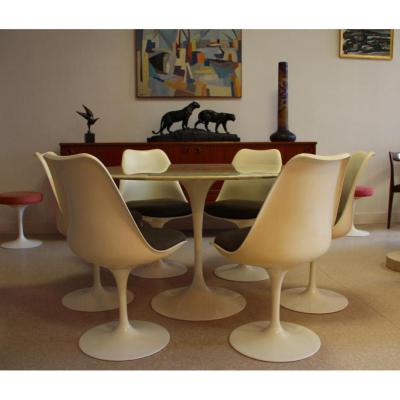 Knoll Eero Saarinen Marble Table Circa 1970