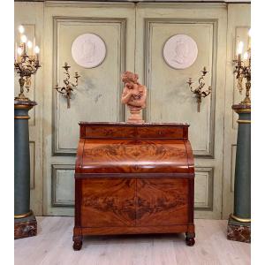 Jacob Desmalter, Cylinder Desk, Restoration Period Circa 1815