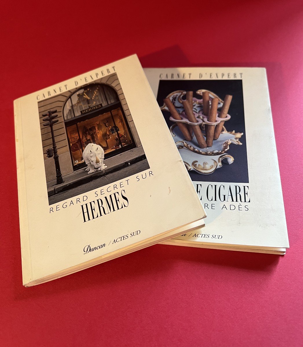 2 Expert Notebooks Edition Ducan/acte Sud - Secret Look At Hermés + Cigar Objects