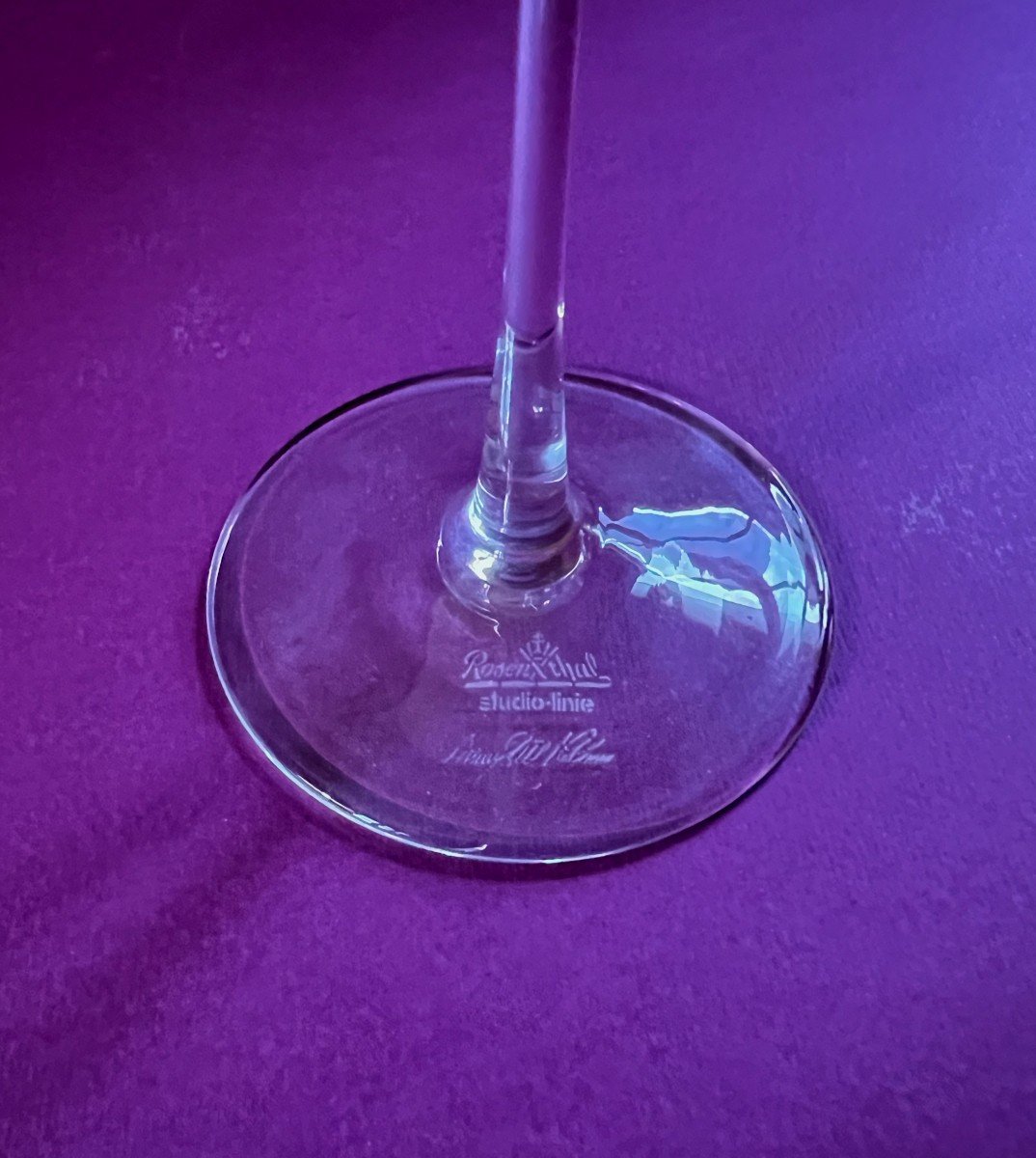 Verre Flute à Champagne Modèle "volute" De Rosenthal 1990/99-photo-3