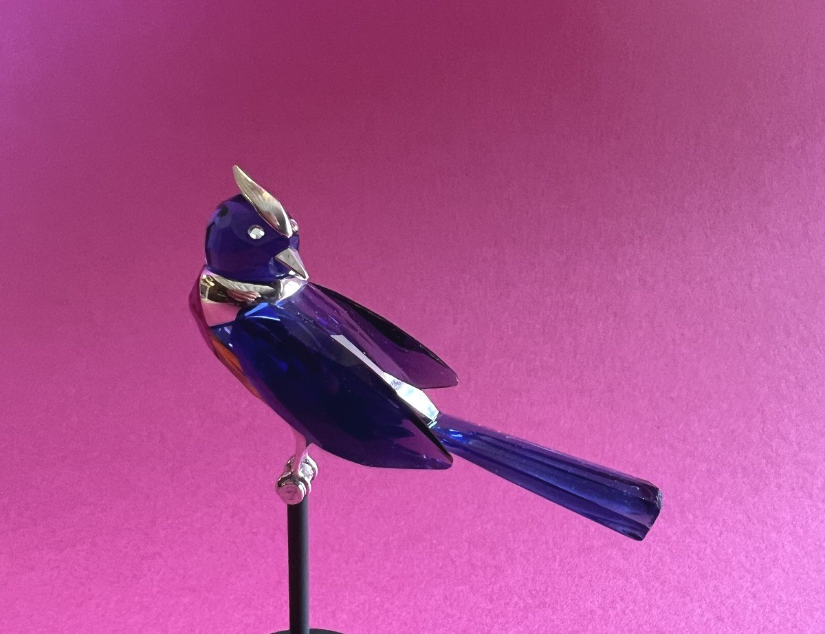 Blue Crystal Bird From Swarovski-photo-2