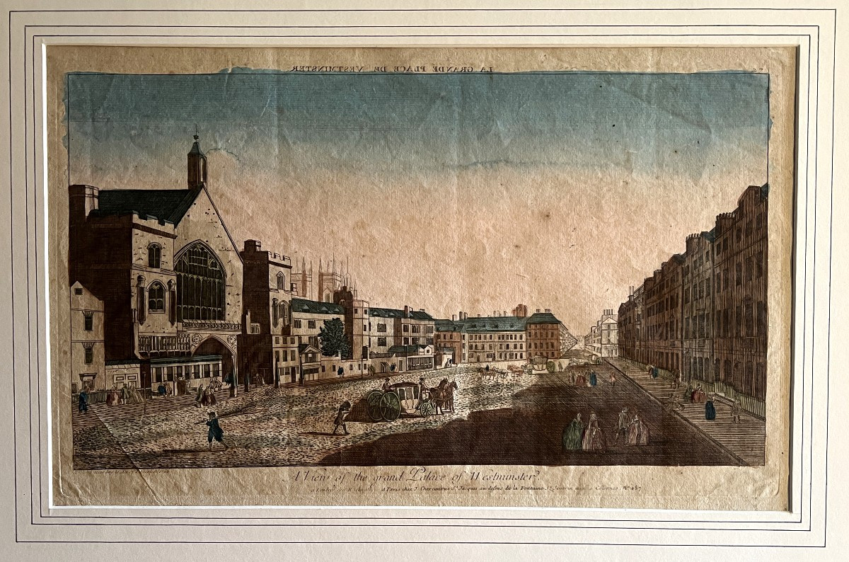 Optical View (etching): "the Great Square Of Westminster" 1766