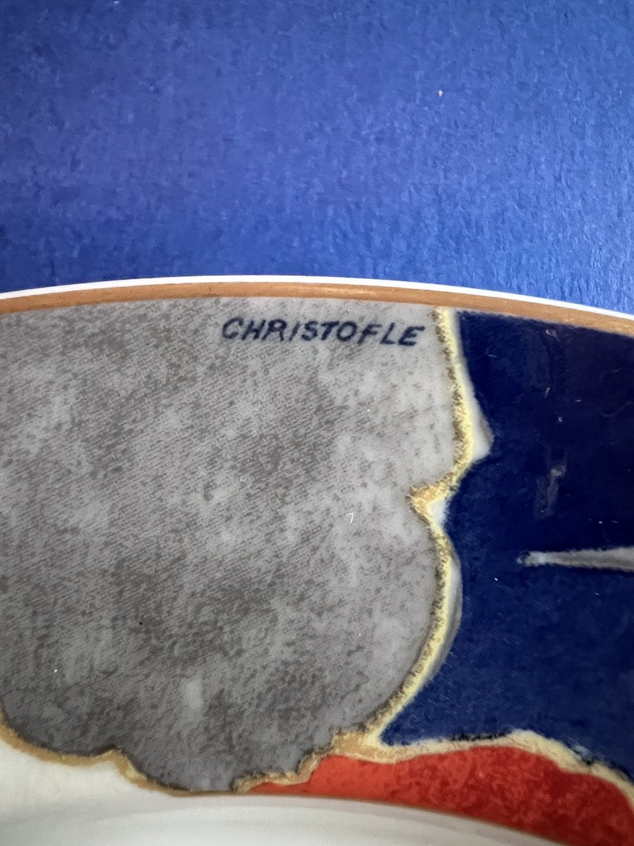 Christofle Orientalys 112-piece Porcelain Set, From The 1990s.-photo-7