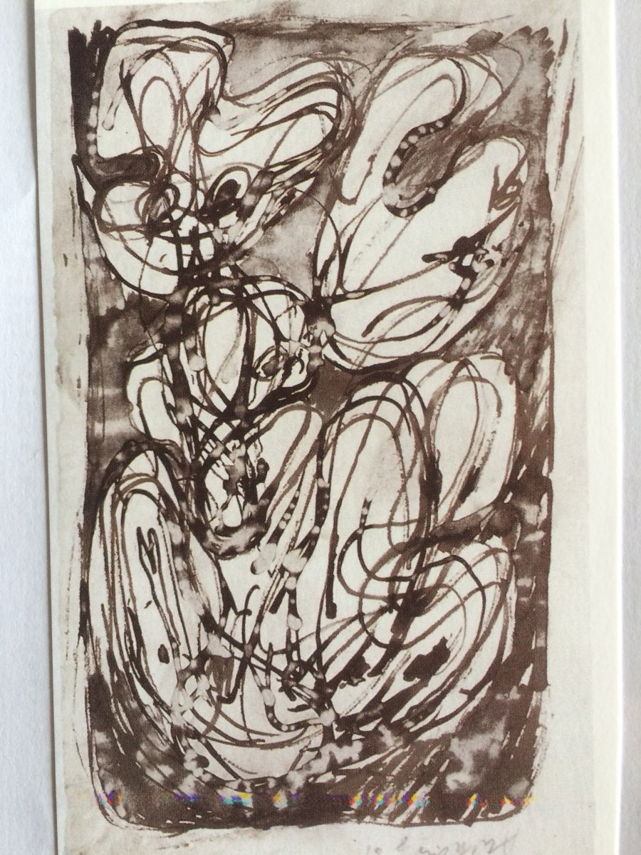 Pierre Alechensky  Encre Sur Papier 1961