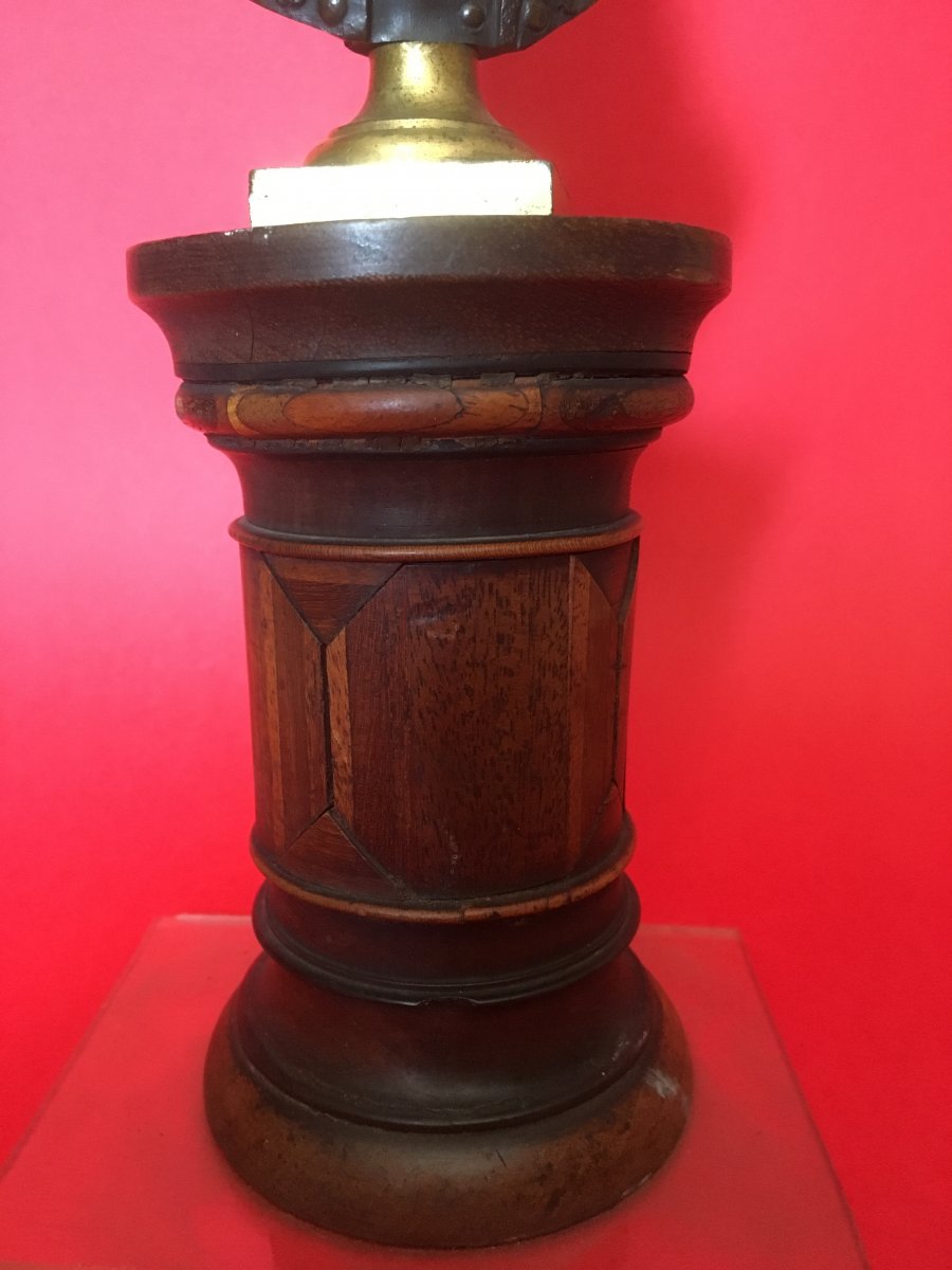 Pair Of Bronze Bust Directoire Period-photo-4