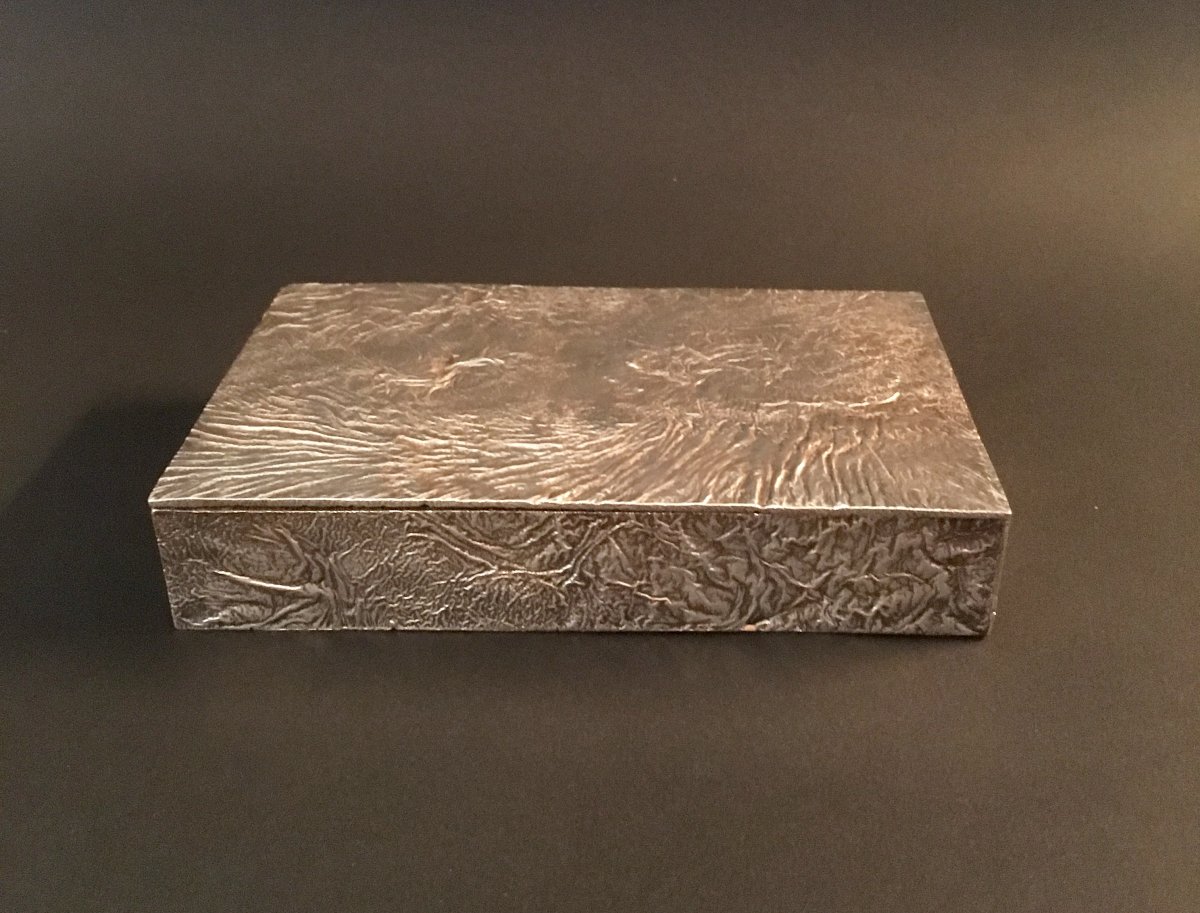 Silver Box  By  Tiffany .  Sir John Gielgud Collection