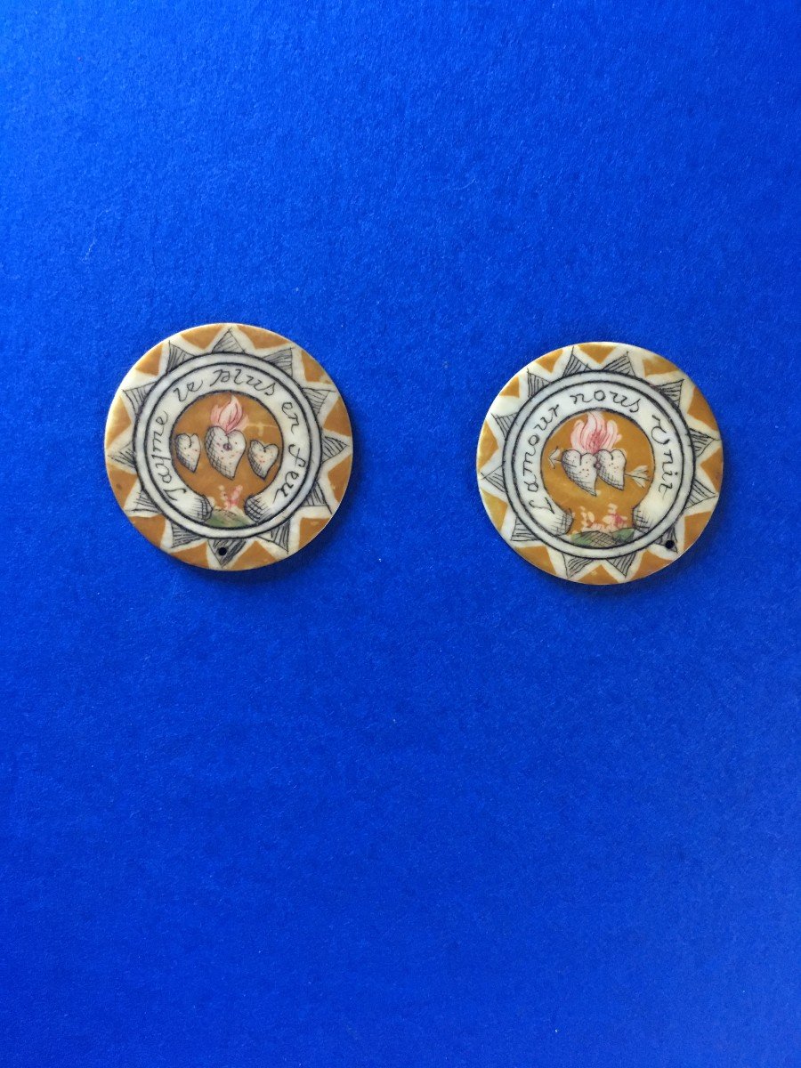Ivory Game Tokens With Color Highlight, XVIII-photo-1