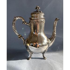 Coffee Pot In Sterling Silver E. Puiforcat