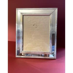 Silver Metal Photo Frame From Maison Christofle Large Format