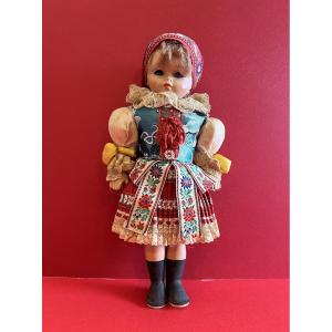 Doll Of Slavic Origin Perhaps Hungarian Around 1960