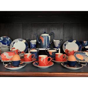 Christofle Orientalys 112-piece Porcelain Set, From The 1990s.