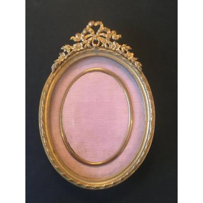 Oval Frame In Gilded Bronze - Napoleon III