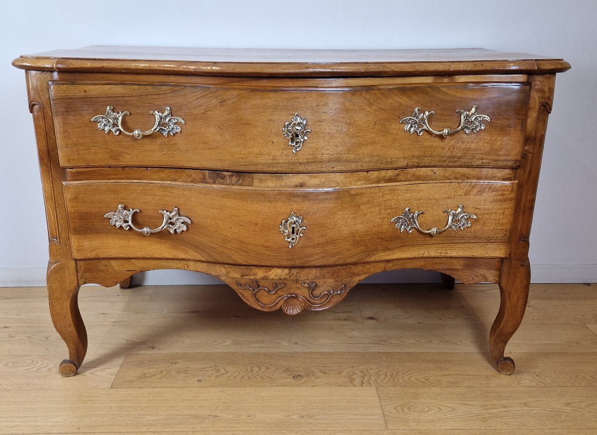 A Louis XV Chest Of Drawers Attributed Jean-françois Hache 18th Century Circa 1750-1760
