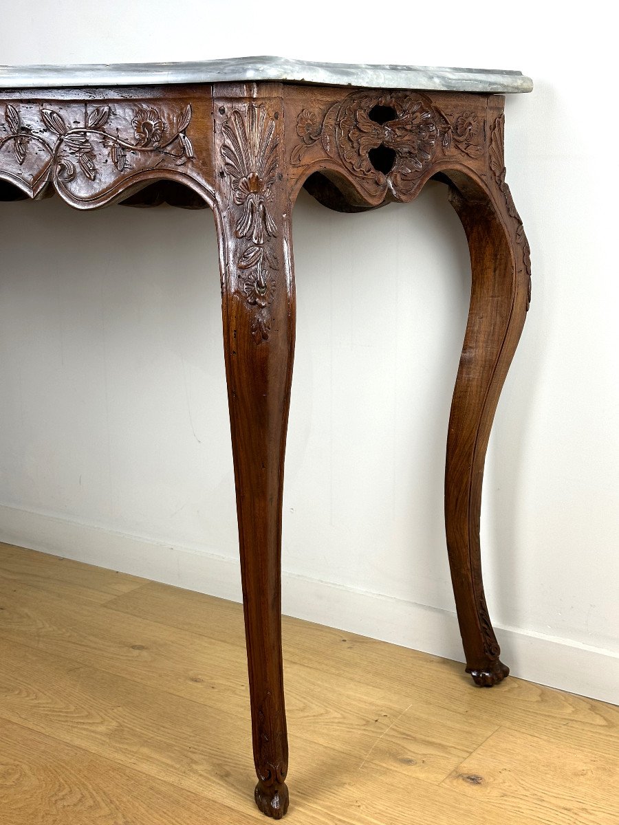 A Louis XV  Console Rhône Valley Mid 18 Th Century -photo-3