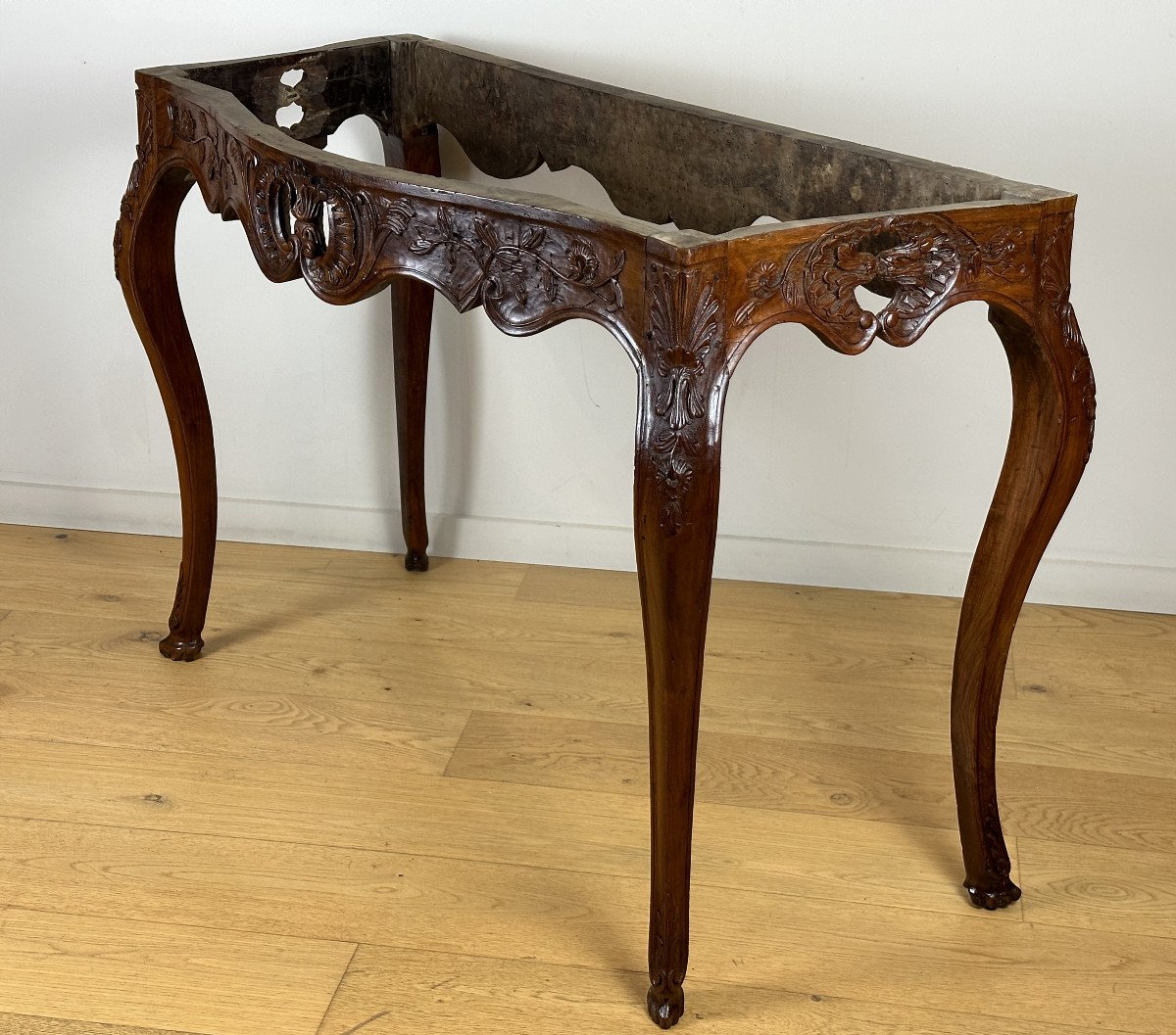 A Louis XV  Console Rhône Valley Mid 18 Th Century -photo-4