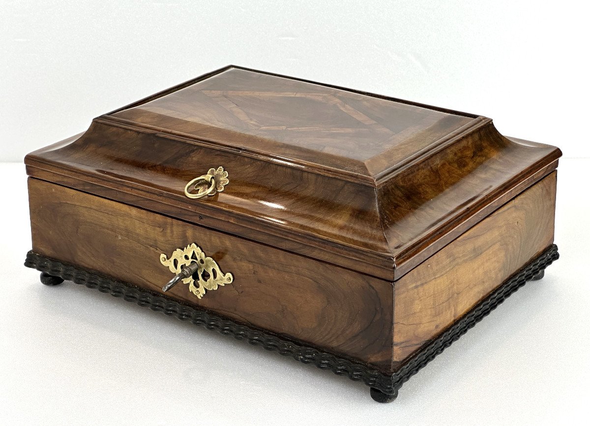 Coffret, écritoire de voyage d’époque Louis XIV, fin XVIIe /  début XVIIIe-photo-3