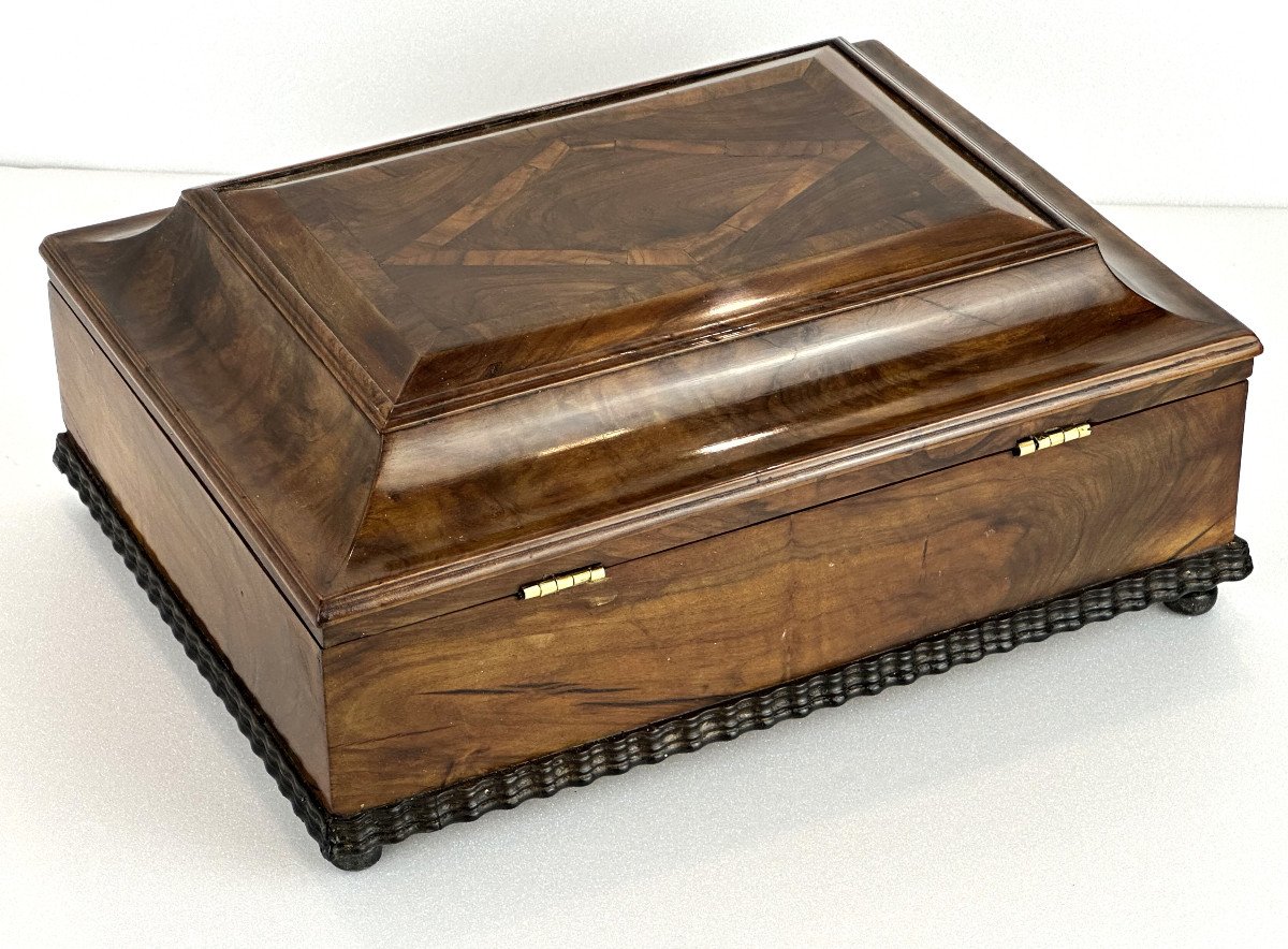 Coffret, écritoire de voyage d’époque Louis XIV, fin XVIIe /  début XVIIIe-photo-4