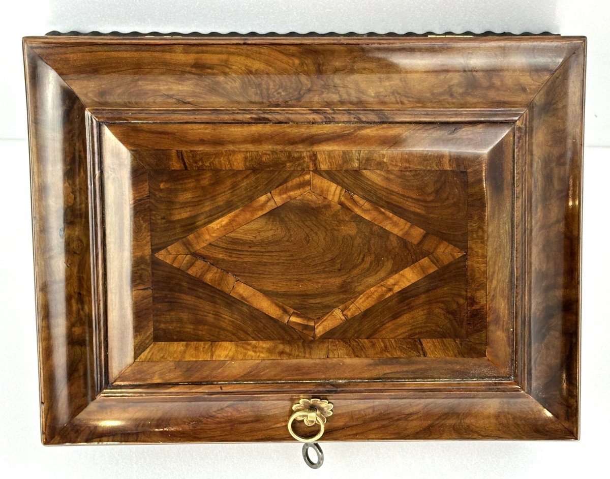 Coffret, écritoire de voyage d’époque Louis XIV, fin XVIIe /  début XVIIIe-photo-4