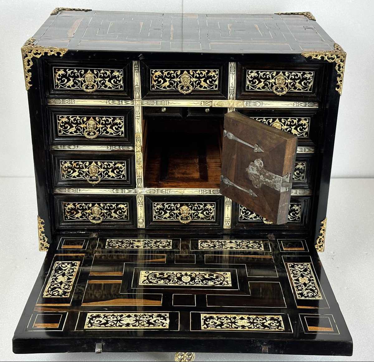 Lombard Travel Cabinet, Turin First Quarter Of The 17th Century Circa 1600-1625.-photo-3