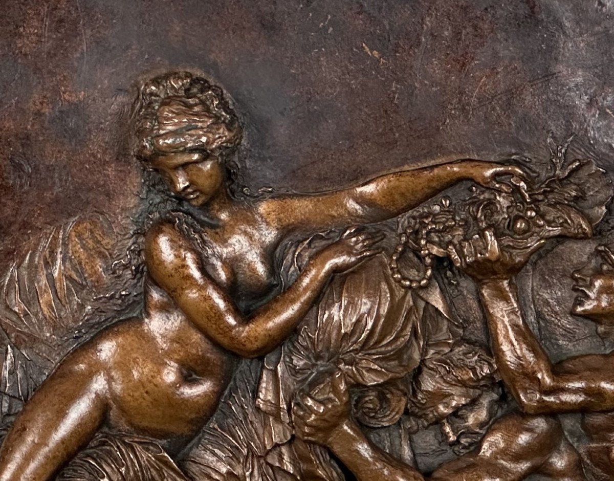 Clodion, Mythological Allegory Of The Nereids.-photo-5