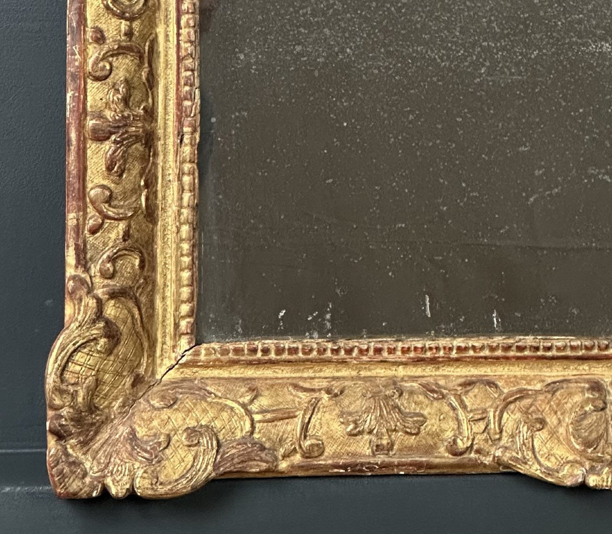 Late Louis XIV Early Regency Martial Mirror, Early 18th Century Circa 1715 / 1720-photo-2