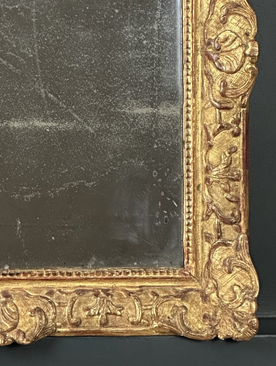 Late Louis XIV Early Regency Martial Mirror, Early 18th Century Circa 1715 / 1720-photo-3