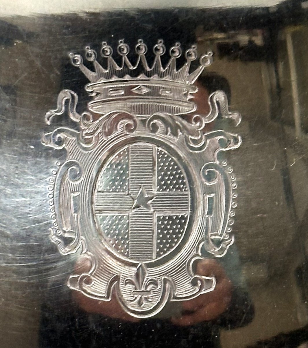 A Louis XVI Solid Silver Coffee Pot And Sugar Pot Lat 18th Century 1789 -photo-4