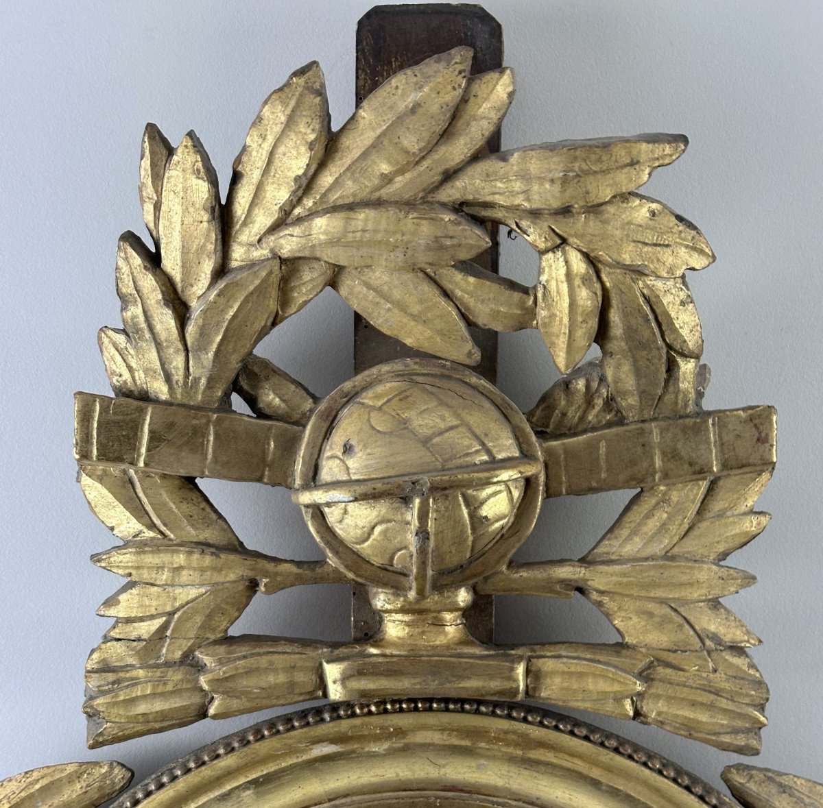 A Louis XVI Giltwood Barometer With Scientific Attributes, Neo-classical, Late 18th Century-photo-4