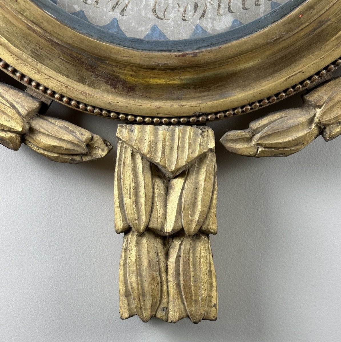 A Louis XVI Giltwood Barometer With Scientific Attributes, Neo-classical, Late 18th Century-photo-1